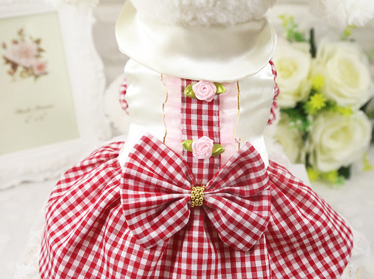 Fall Plaid Pet Outfit