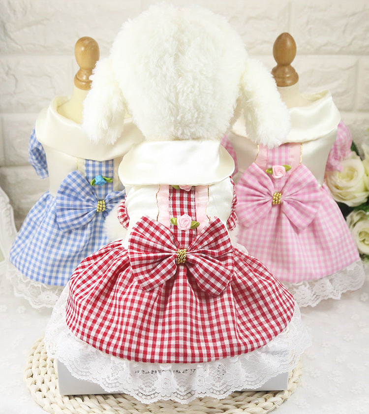 Fall Plaid Pet Outfit