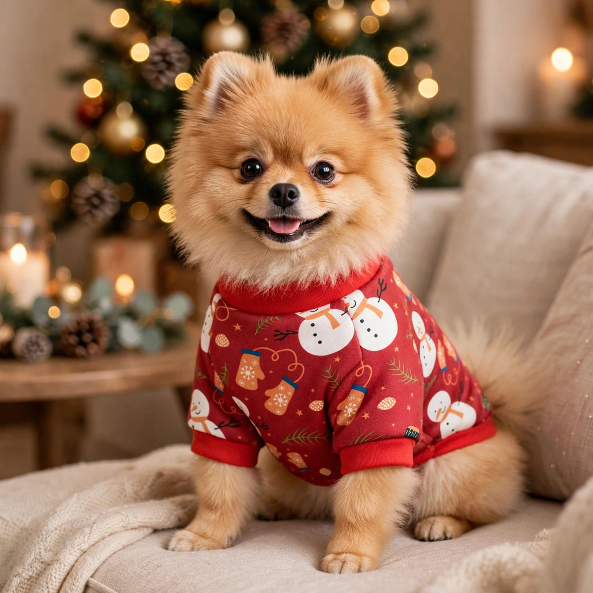 Cartoon Christmas Dog Sweater