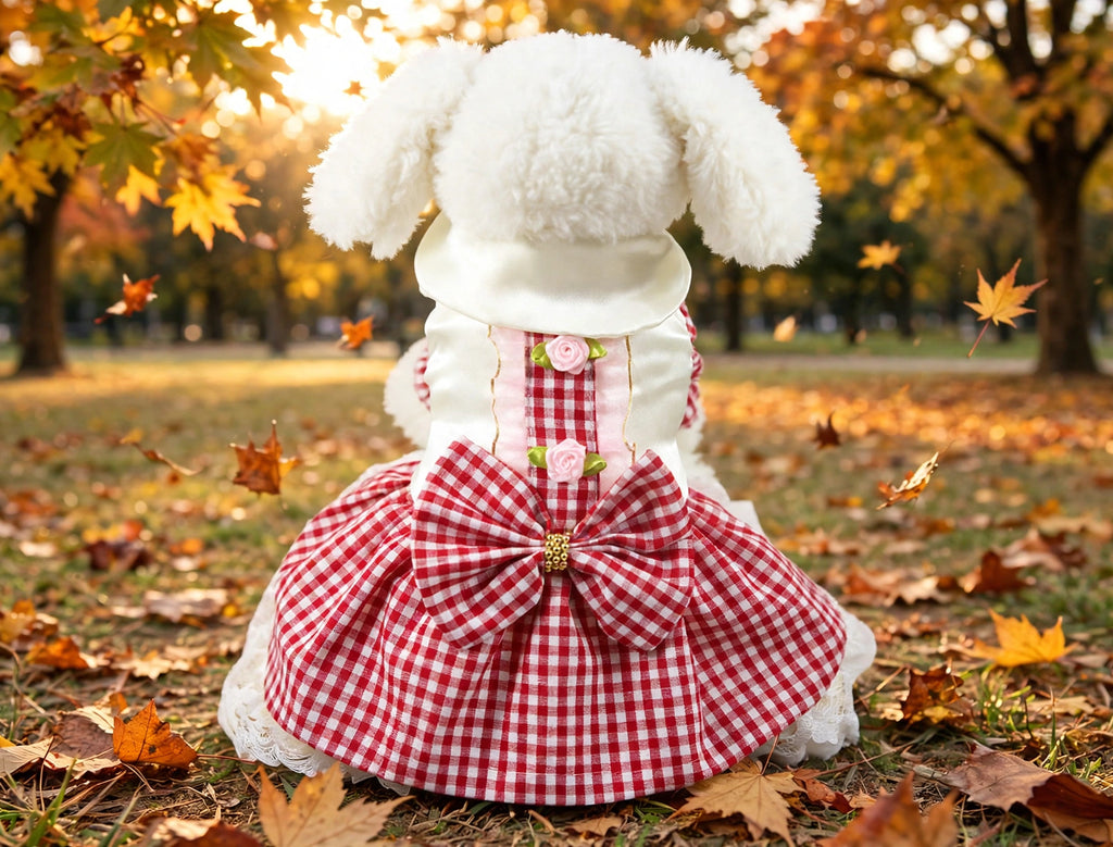 Fall Plaid Pet Outfit